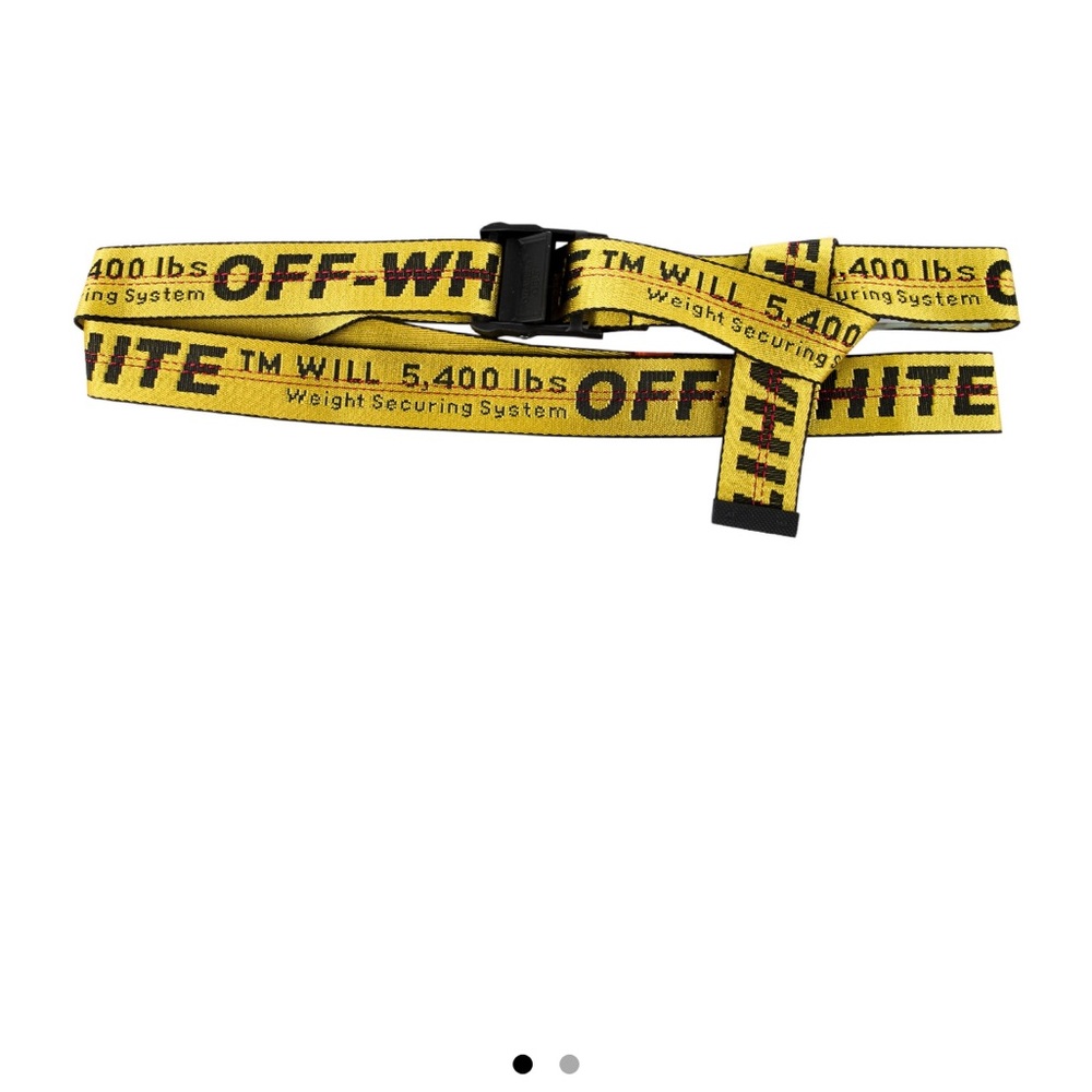 SOLD ON TRR … Off- White Mini Industrial Skinny Belt